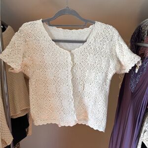 Vintage Crochet Top- size small
